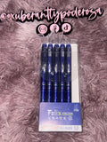 Blue Silent Click Erasable Pen