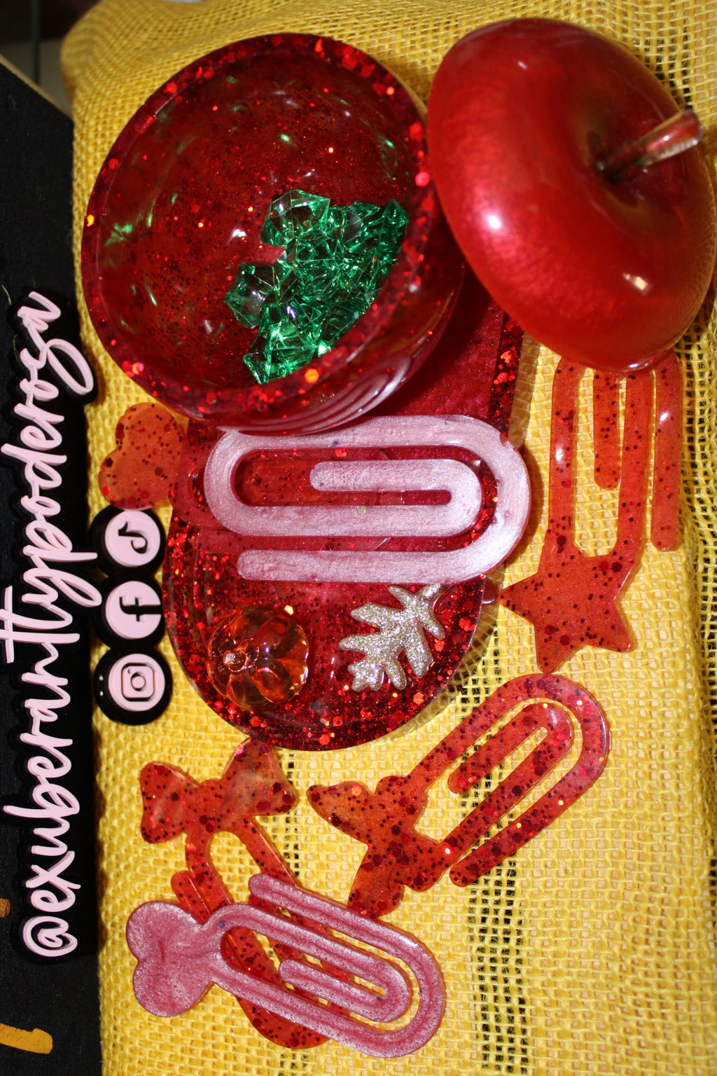Teachers Candy Apple Tray Set