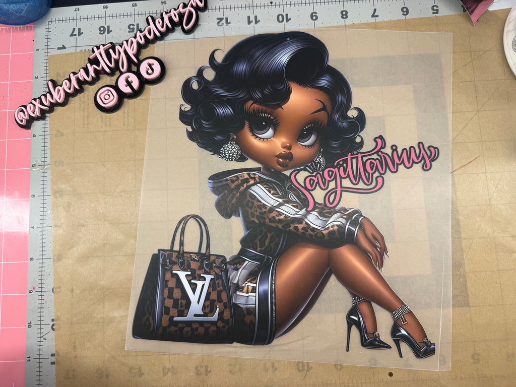 Betty Boop Heat Transfers Ready Print