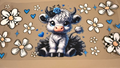 BlacK TuTu Highland Cow