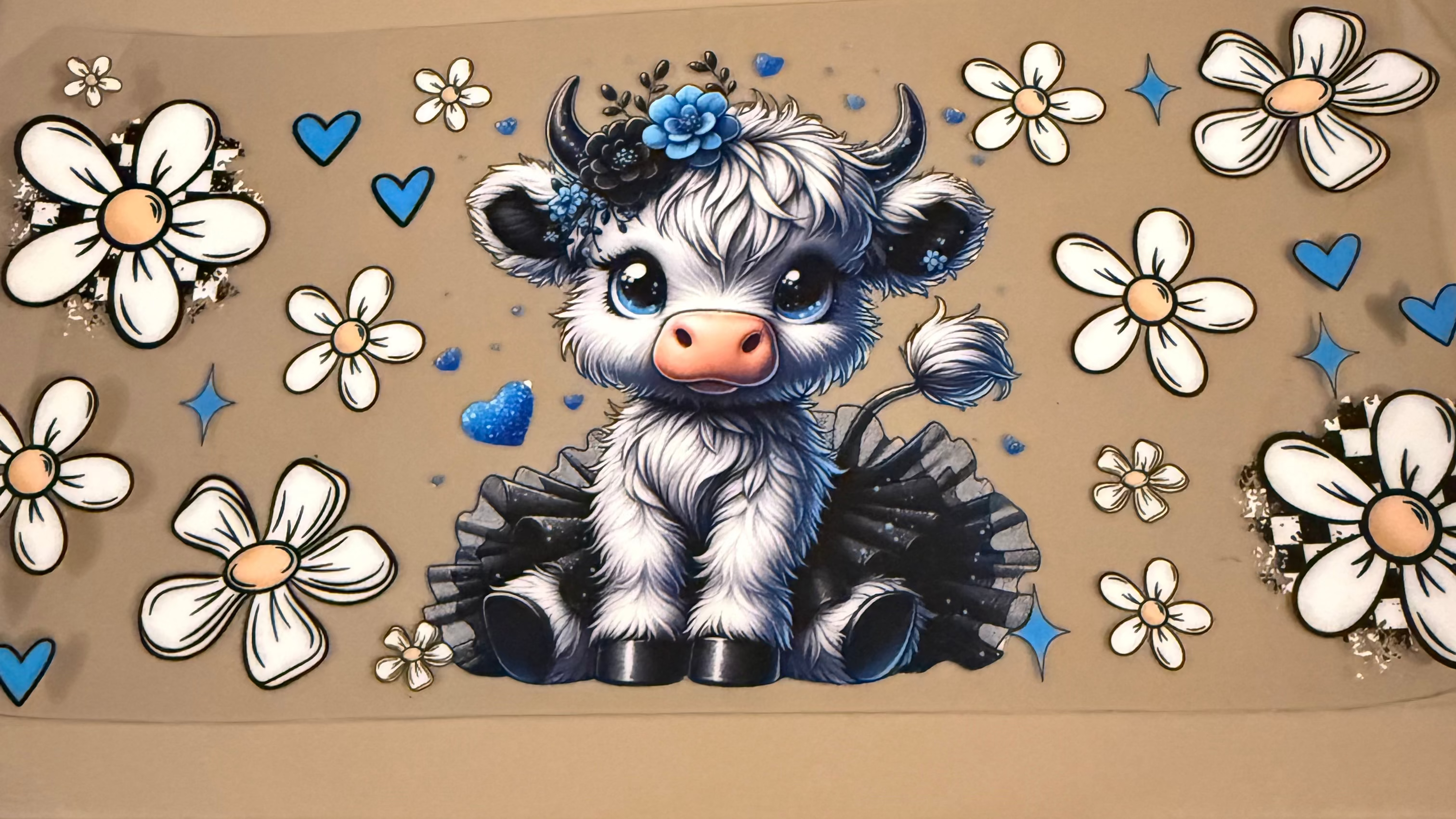 BlacK TuTu Highland Cow