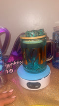Teal Mom Waterfall Mug SnowGlobe