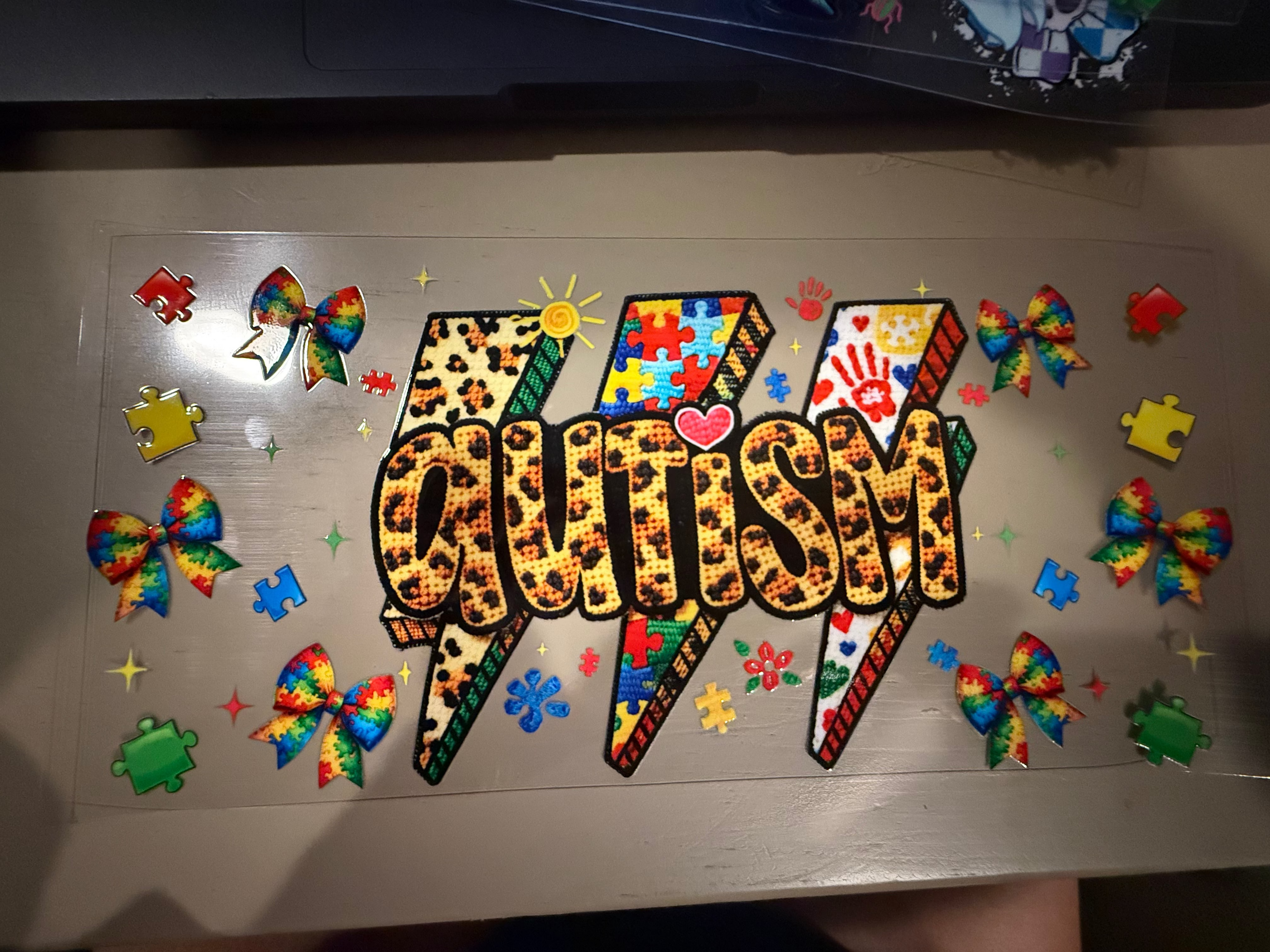 Autism Cheetah Wrap