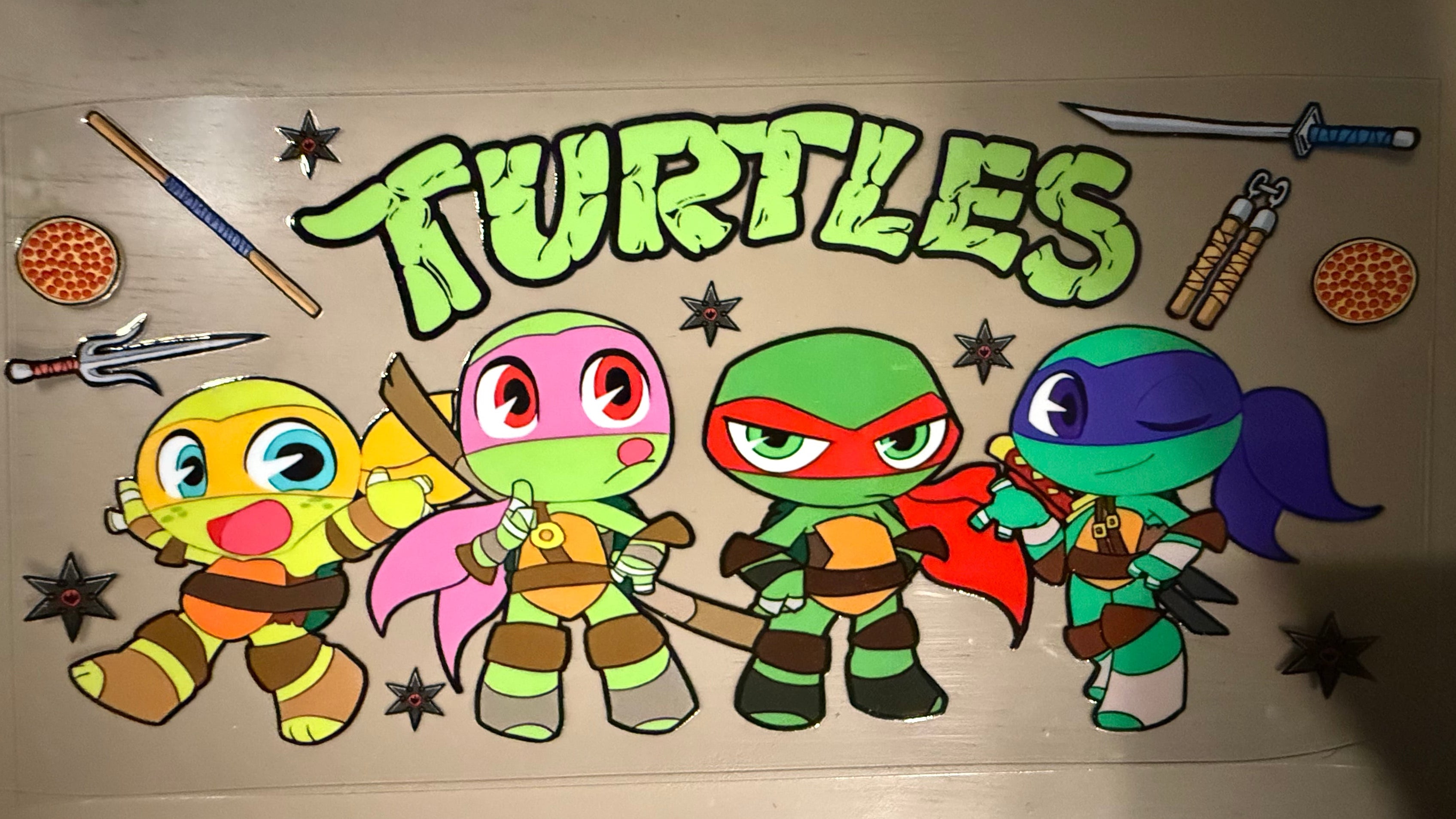 Ninja Turtle Tumbler Wrap