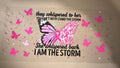 Breast Cancer Butterfly Wrap