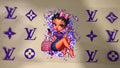 Louie V Purple Betty Wrap