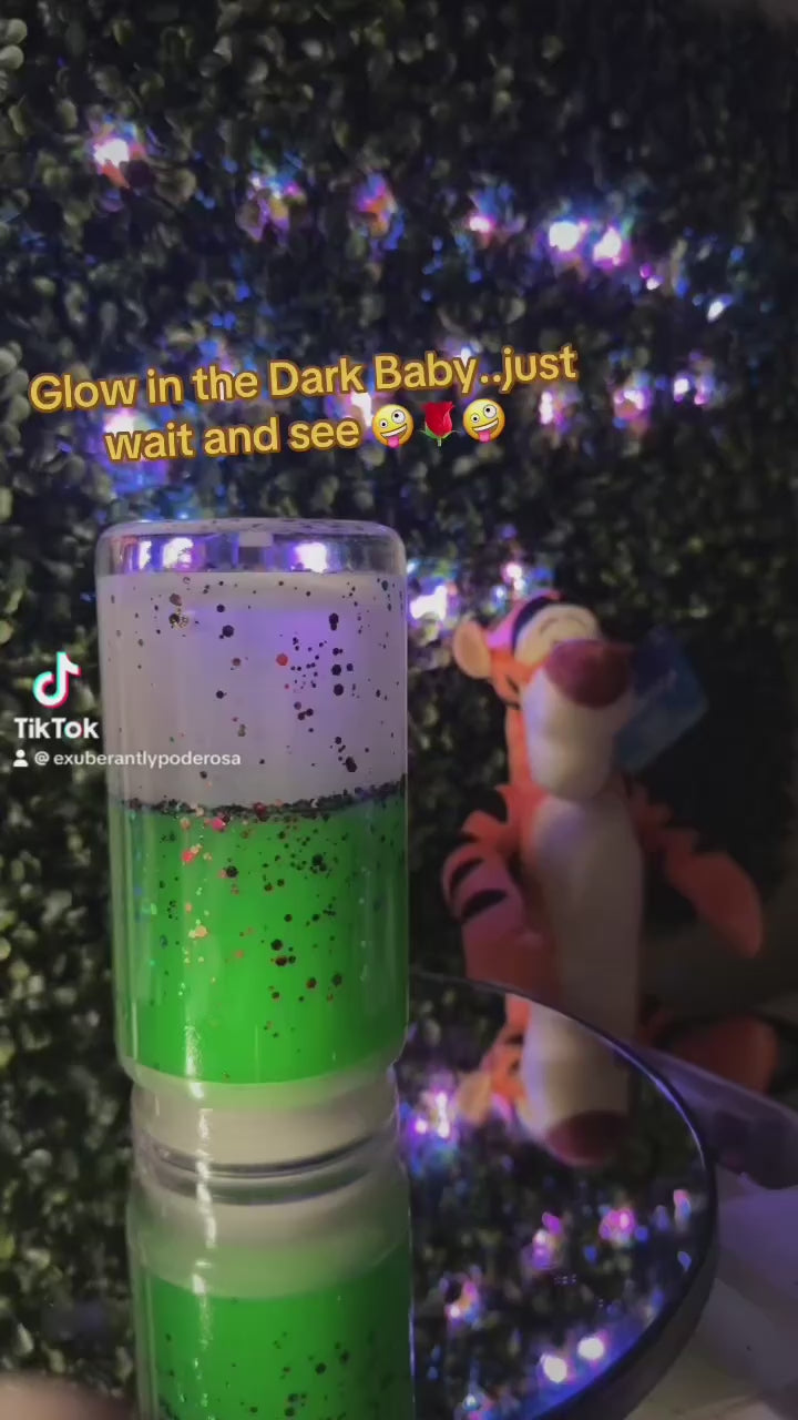 16 oz w Handle Glow in the Dark