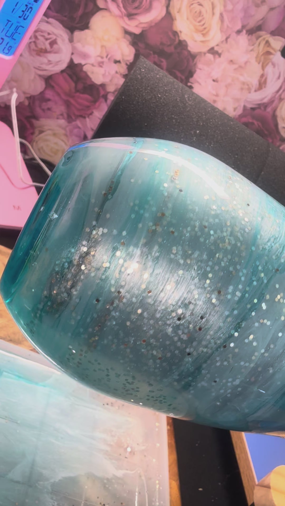 Glitter Sparkle Blue