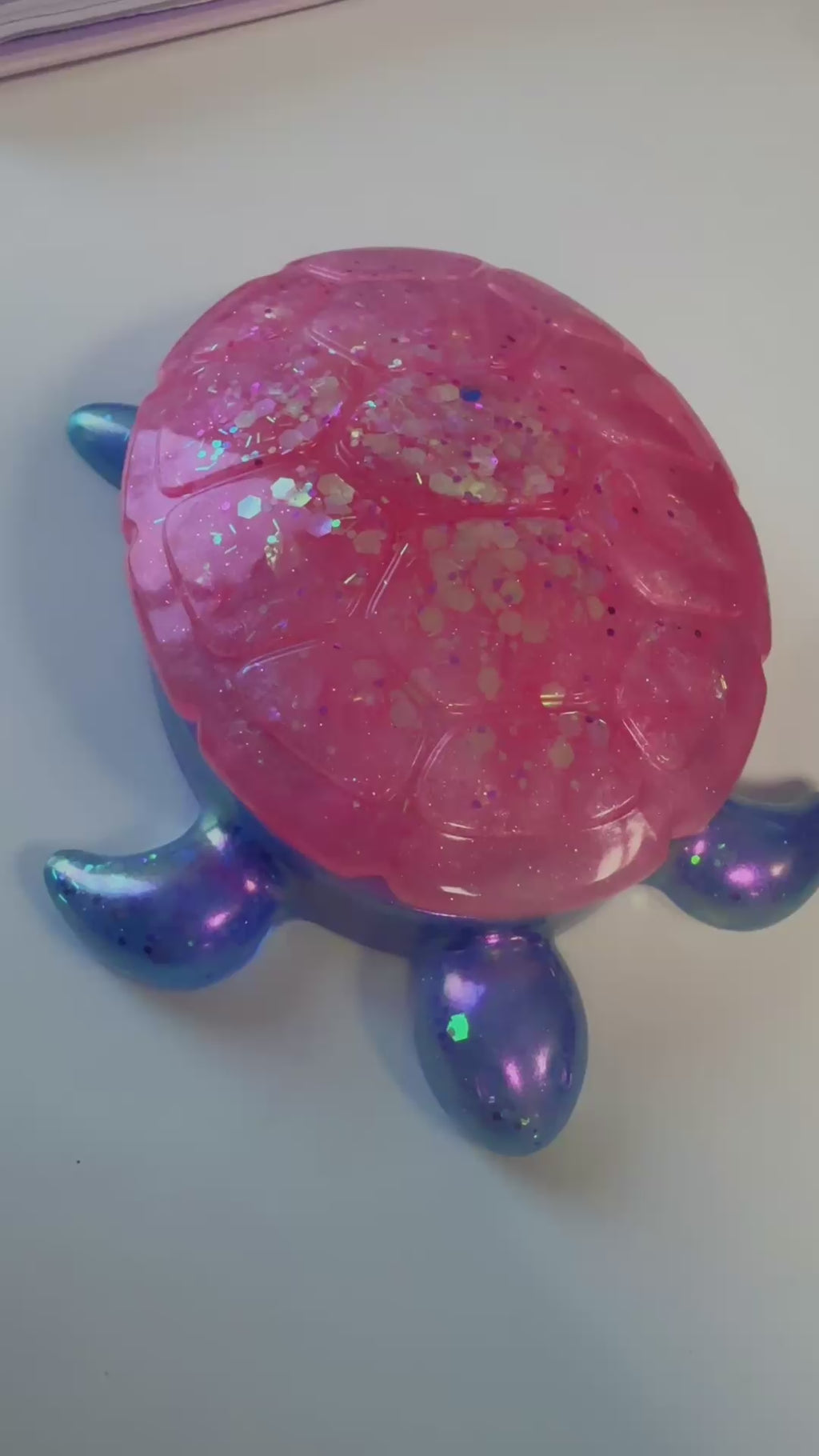 Handmade Resin Epoxy Turtle