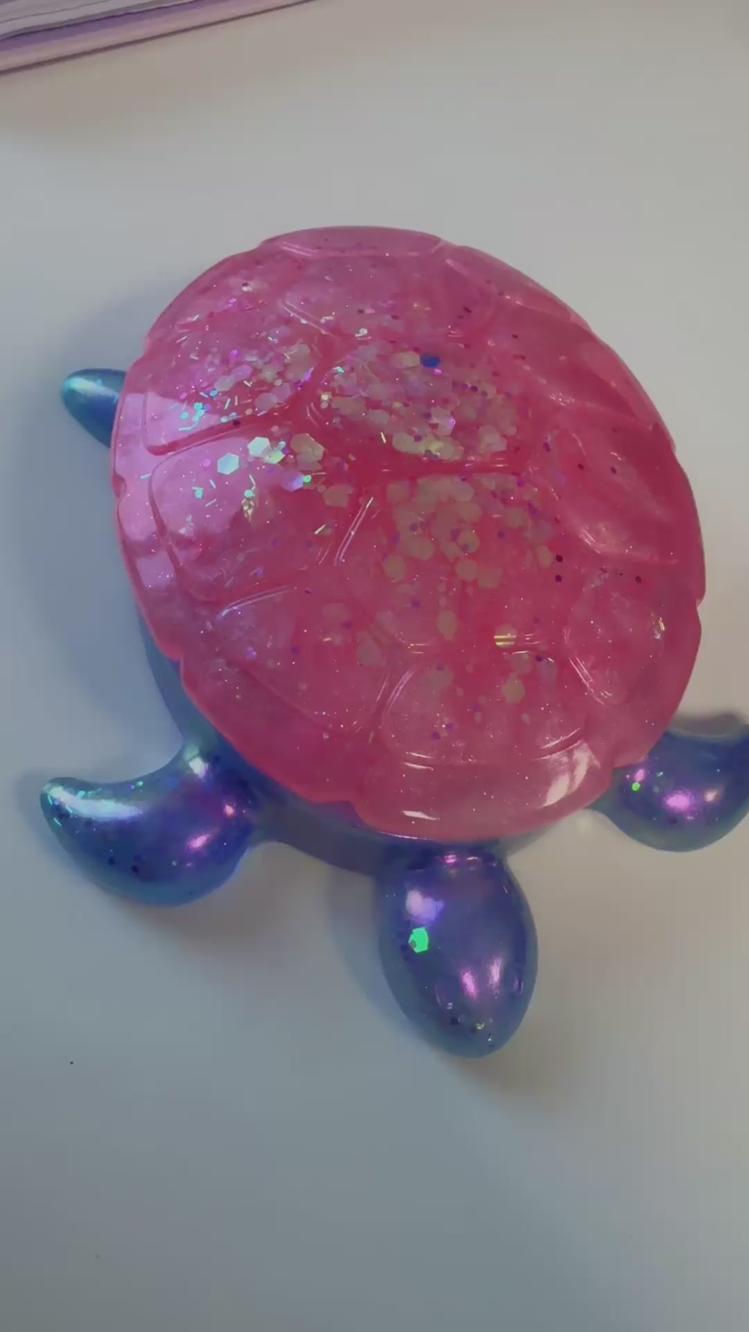 Handmade Resin Epoxy Turtle